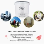 12V 24V Electric Rice Cooker Portable 1L Water Food Heater Machine Lunch Box Warmer 2 Persons Cooking Machine for Home Car Truck - Image 5