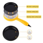 220V Omelet Steamer Egg Cooker Egg Frying Pan Auto Power Off Breakfast Maker Tortilla Multi-function Non-stick pot - Image 3