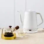 220V Electric Kettle Household Gooseneck TeaPot 1.0L Water Boiler Hand Brewing Coffee Pot Tea Maker 304 Stainless Steel Liner - Image 5
