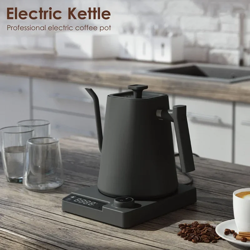 kf-S1016781a0c7c458f8e139b9a6b929744x 1200W Gooseneck Electric Kettle with Temperature Control Electric Kettle for Coffee and Tea Kettle Coffee Pot 110v/220v - Image 1