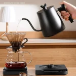 1.0L Gooseneck Electric Kettle Hand Brewing Coffee Pot 1000W Smart Temperature Control Teapot Slender Mouth Pot Boil Water Jug - Image 4
