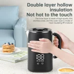 1.7L Electric Kettle Large Capacity Thermostatic Kettle Automatic Heat Preservation Teapot 304 Stainless Steel Liner Health Pot - Image 3