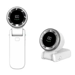 Portable Handheld Mini Fan Turbo High-Speed Hanging Neck Cooling Fan Digital Display USB Rechargeable Fan for Camping - Image 6