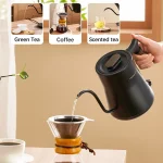 110V Gooseneck Electric Kettle Hand Brewing Coffee Pot Household 800ML Water Boiler Pot Tea Maker 1000W Rapid Heating Kettle US - Image 4