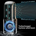 Portable USB Air Cooler Leafless Electric Desktop Fan 6 Speed Silent Timer Air Conditioner Cooling Humidifier Conditioning Fan - Image 4