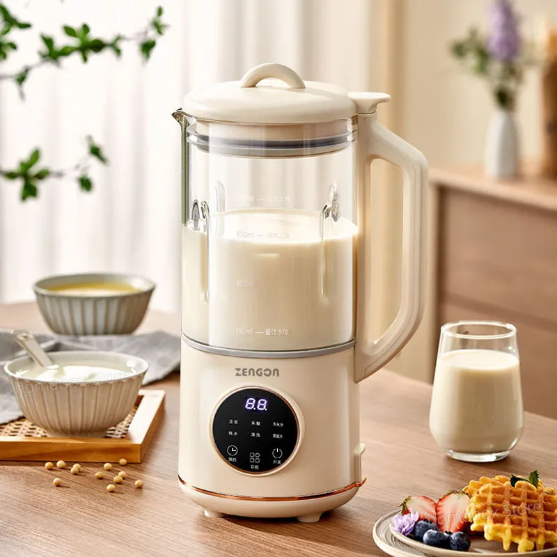 kf-S23378f28e54e455abf69d2ec52ef7bfbf 1200ml Soybean Milk Machine Juicer Blender Mixer Soybean Milk Maker Wall Breaking Machine Rice Paste Maker Breakfast Machine - Image 1