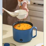 Multifunctional Electric Cooking Pot Small Mini Electric Cooker Rapid Noodle Cooker for Student Dormitories Personal Use - Image 2