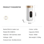 550ml Portable Electric Kettle Travel Heating Cup Multifunction Boiled Water Pot Smart Teapot Adjustable Temperature Kettles - Image 6