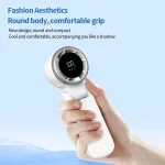 Portable Handheld Mini Fan Turbo High-Speed Hanging Neck Cooling Fan Digital Display USB Rechargeable Fan for Camping - Image 4