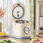 Electric Rice Cooker 1.2L Mini Rice Cooker Compact Rice Cooker Baby Food Pot Automatic Keep-Warm Function Non-stick Inner Pot - Image 4