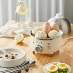 360W Electric Egg Boiler Breakfast Machine Multicooker Steamer Automatic Egg Cookers Home Egg Custard Steaming Cooker with Timer - Image 4