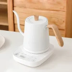 1000W Gooseneck Electric Kettle 800ml Hand Brew Coffee Pot smart Teapot Temperature Control Pot Rapid Heating Kettle - Image 2