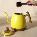 1000ML Electric Kettle Gooseneck Hand Brew Coffee Pot 1350W Slender Fine-mouth Jug 304 Stainless Steel Teapot Kettles 220V - Image 5