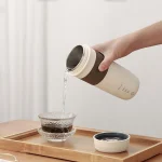 350ml Mini Electric Kettle Portable Travel Teapot 3 Temperature Adjustment Pot 304 Stainless Steel Thermal Pot Boiling Water Cup - Image 4