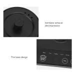 Electric Gooseneck Kettle with 5 Temperature Control Presets 1000W 800ml Pour Over Kettle for Coffee Tea Hot Water Boiler - Image 4