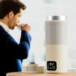 100V-240V Portable Electric Kettle Travel Boil Water Cup Thermo Pot Smart Teapot Temperature Adjustment Kettle With LED Display - Image 4