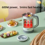 110V/220V Electric Kettle 0.8L Home Kettle Fast Heating Water Boiler Kettle Teapot Stainless Steel Liner Tea Maker Anti-overheat - Image 4