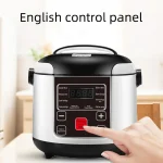 12V 24V Electric Rice Cooker Car Truck Multicooker Timing Reservation Food Heating Cooking Steamer Soup Stew Pot Steamer Cooker - Image 3