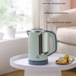 110V/220V Electric Kettle 0.8L Home Kettle Fast Heating Water Boiler Kettle Teapot Stainless Steel Liner Tea Maker Anti-overheat - Image 5
