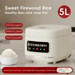 110V/220V 5L Smart Rice Cooker 8-Intelligent Programme 900W Multicooker Rice Cooker 24H Timer Keep-Warm Electric Rice Cooker