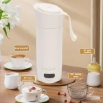 110V/220V Electric Kettle Portable Heating Cup Multifunction Boiled Water Pot Outdoors Thermo Pot Adjustable Temperature Kettles