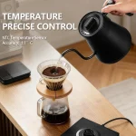 700ML Electric Gooseneck Kettle 1000W Temperature Control Rapid Heating Smart Teapot Hand Drip Brew Coffee Tea Water Pot 220V - Image 4
