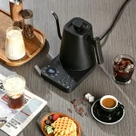 110V/220V Gooseneck Electric Kettle 1.0L Hand Brew Coffee Pot Smart Teapot Temperature Control Pot 1200W Rapid Heating Kettle - Image 3