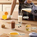 1000ML Automatic Soybean Milk Machine Intelligent Food Blender Electric Fruit Juicer Water Boiling Kettle Rice Paste Maker 220V - Image 5