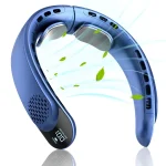 Portable Neck Fan 3-speed 4000mAh USB Charging Fast Cooling Multifunctional Digital Display Air Conditioner Outdoor Neck Fan - Image 6