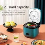 1.2L Mini Rice Cooker Multi-function Single Electric Rice Cooker Non-Stick Household Small Cooking Machine Make Porridge Soup