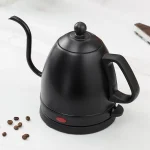 800ml Electric Kettle Gooseneck Hand Brew Coffee Pot Teapot 304 Stainless Steel Water Jug Slender Mouth Hand Brewing Pot 1000W - Image 3