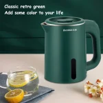 0.8L Mini Electric Kettle Small Capacity 304 Stainless Steel Teapot Hotel Dormitory Kettle Portable Travel Boil Water Pot 220V - Image 4