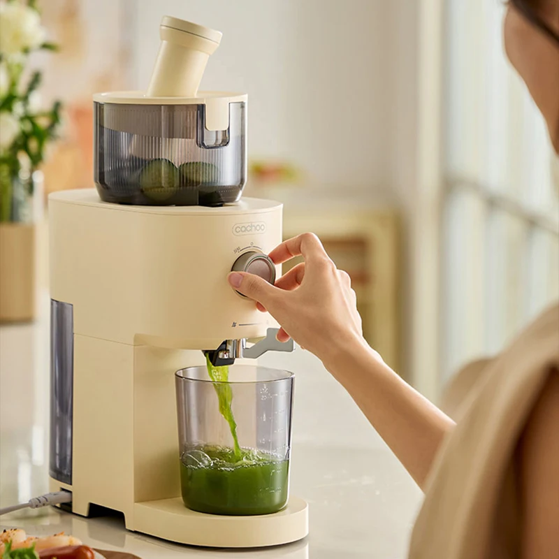 kf-S7550ad092132425381f056b757873f04O 13CM Large Caliber Juicer Home Low-speed Juicer Multifunctional Fruit Vegetable Screw Slow Juicer Commercial Electric Juicer - Image 1