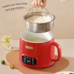 2.5L Multifunctional Rice Cooker Household Porridge Cooking Rice Cooker With Steamer Double Layer Non-Stick Electric Cooker 220V - Image 3
