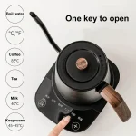 1000W Gooseneck Electric Kettle 800ml Hand Brew Coffee Pot smart Teapot Temperature Control Pot Rapid Heating Kettle - Image 3