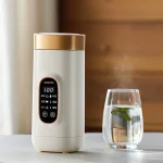 550ml Portable Electric Kettle Travel Heating Cup Multifunction Boiled Water Pot Smart Teapot Adjustable Temperature Kettles