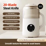 800W Blender Soy Milk Machine Low Noise Wall Breaking Machine Multi-Function Electric Juicer Portable Blender Soybean Milk Maker - Image 2