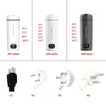 100V-240V Portable Electric Kettle Travel Boil Water Cup Thermo Pot Smart Teapot Temperature Adjustment Kettle With LED Display - Image 6