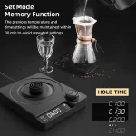 110V/220V Electric Kettle 1.0L Gooseneck Hand Brew Coffee Pot 1200W Rapid Heating Temperature Control Pot Stainless Steel Liner - Image 5