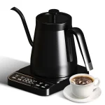 27oz Gooseneck Electric Kettle 92℃ Temperature Auto Shut Off Digital Display Touchscreen 304 Stainless Steel