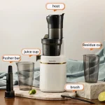 Large Caliber Juicer Residue Separation Household Low-speed Fruit Vegetable Multifunctional Juicer Commercial Electric Juicer - Image 3