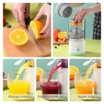 7.4V Electric Juicing Cup Orange Juicer Lemon Juice USB Chargeable Portable Squeezer Pressure Fruit Juicer for Home Kitchen - Image 3