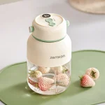 1100ML Portable Juicer Fresh Fruit Mixer 26 Blades USB Rechargeable Multifunctional Juicer Ice Crusher Smoothie Blender For Home