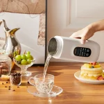 550ml Portable Electric Kettle Travel Heating Cup Multifunction Boiled Water Pot Smart Teapot Adjustable Temperature Kettles - Image 2