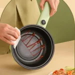 2.0L Electric Cooking Pot Multifunctional 600W Portable Long Handle Hot Pot Noodle Cooker for Dormitory Travel Home - Image 3