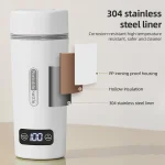 Portable Electric Kettle Kettle with 4 Level Temperature Control Touch Screen 304 Stainless Steel with Automatic Shut Off - Image 5