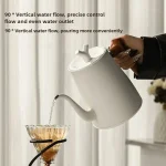 1000W Electric Gooseneck Kettle 1000ml 304 Stainless Steel Coffee Pot Intelligent Constant Temperature LED Display for CoffeeTea - Image 4