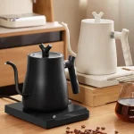 1.0L Gooseneck Electric Kettle Hand Brewing Coffee Pot 1000W Smart Temperature Control Teapot Slender Mouth Pot Boil Water Jug - Image 2