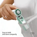 Portable Mini Handheld Fan High-speed with 199 Sppeds USB Rechargeable Silent Fan Foldable Mini Handheld Neck Hanging Small Fan - Image 4
