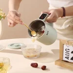 600ml Smart Electric Kettle Multifunctional Health Pot Portable Thermo Pot Teapot Electric Stewing Soup Cup Boiling Cup 220V - Image 2